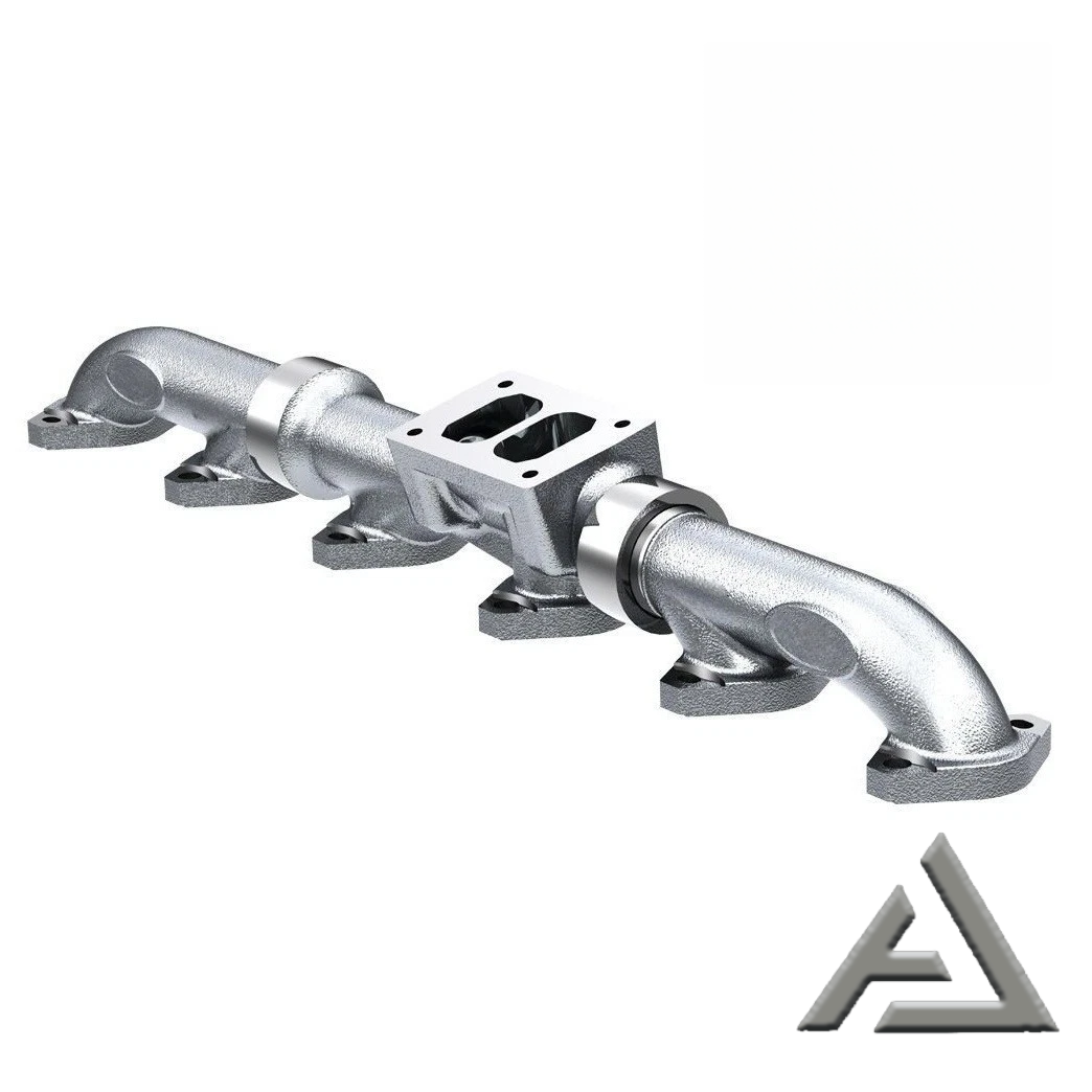 Stainless Steel HIGH FLOW Exhaust Manifold for CAT C15 C16 3406E 14.6L 15.8L
