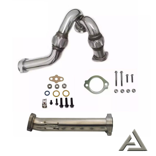 HD Y-Pipe Up Pipe Turbo Install Kit For 2003-2007 Ford 6.0L Powerstroke Diesel