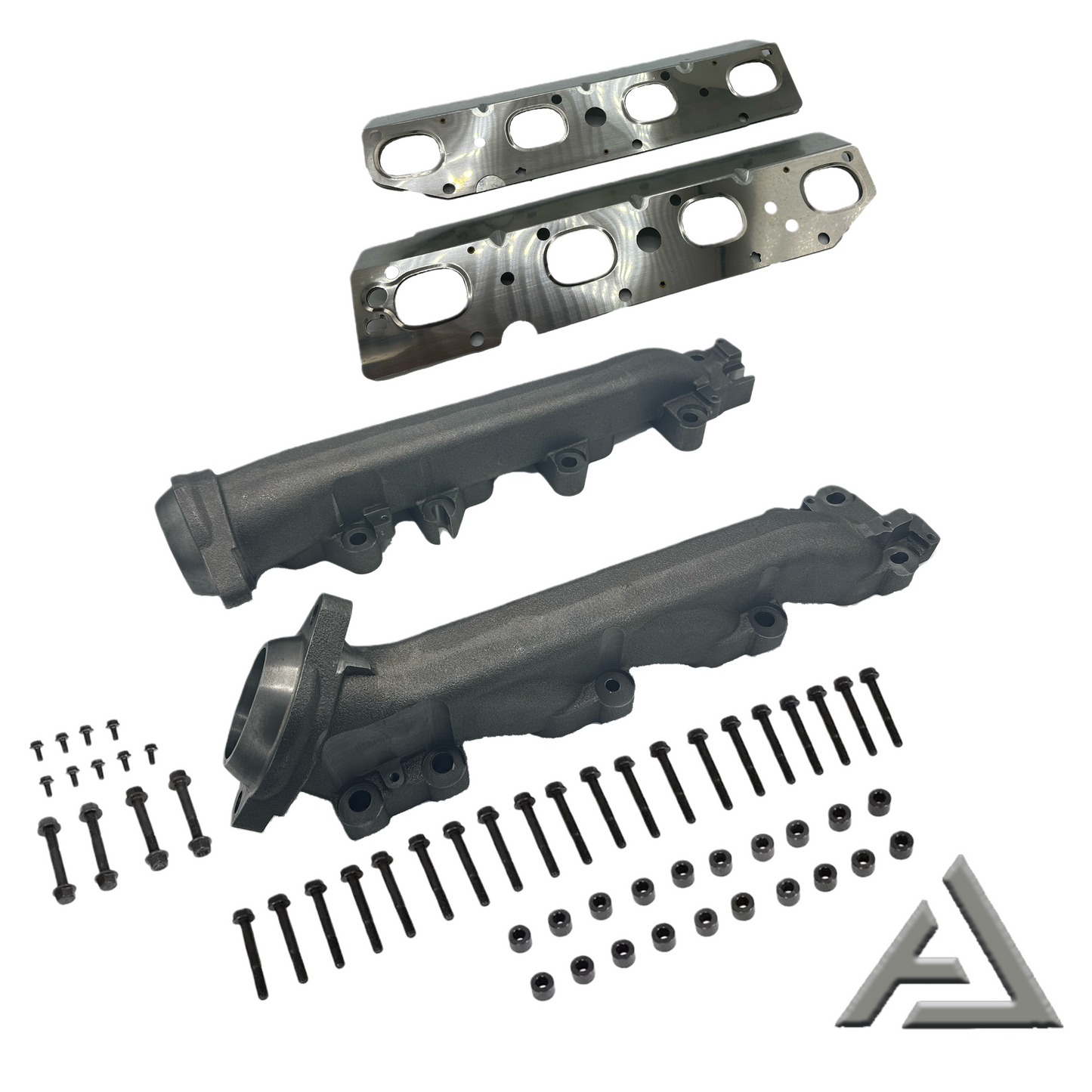 High Flow Exhaust Manifold Kit for 09–24 Dodge Ram 5.7L HEMI 1500 2500 3500