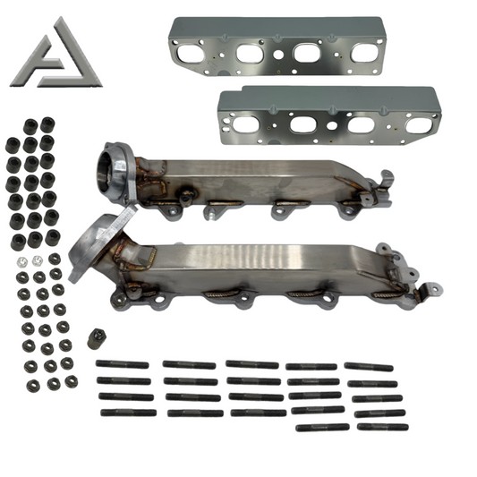 Upgraded Stainless Exhaust Manifold Kit 2019–2024 Ram 1500 2500 3500 5.7 HEMI