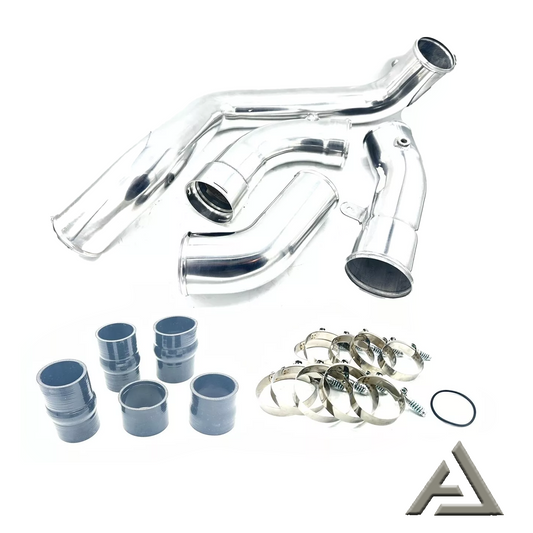 DDP 304 SS Intercooler Pipe Upgrade Kit For 2017-2019 Chevy GMC 6.6L Duramax L5P